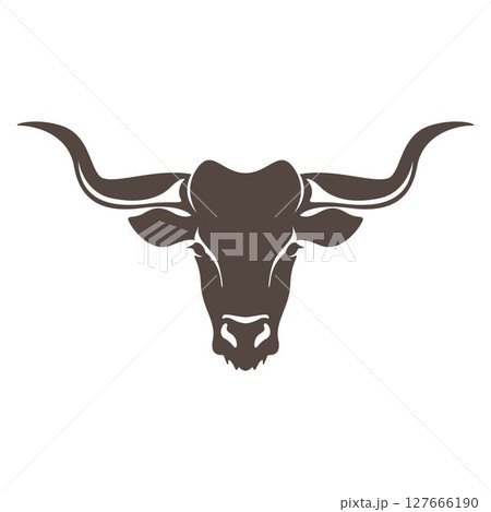 Bull Head Logo Design Bull Head Logo Design 127666190