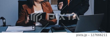 Business Documents, Auditor businesswoman checking searching document legal prepare paperwork or report for analysis TAX time,accountant Documents data contract partner deal in workplace office Business Documents, Auditor businesswoman checking searching document legal prepare paperwork or report for analysis TAX time,accountant Documents data contract partner deal in workplace office 127666211