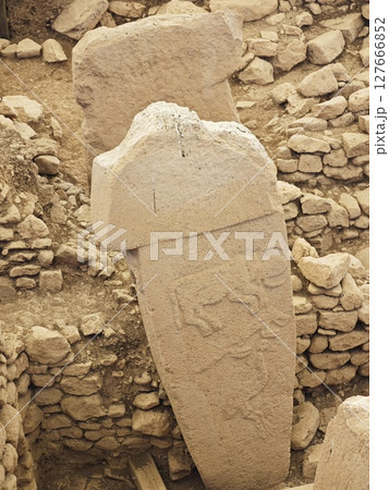 トルコの古代遺跡　ギョベクリ・テペ 127666852