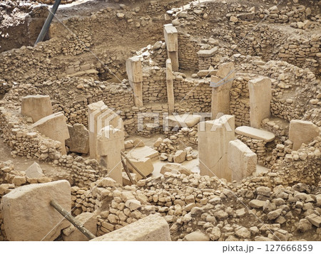 トルコの古代遺跡 ギョベクリ・テペ トルコの古代遺跡 ギョベクリ・テペ 127666859