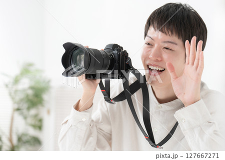 フォトグラファー 撮影 スタジオ フォトグラファー 撮影 スタジオ 127667271