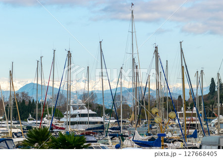 Vauban Antibes port and yachts 127668405