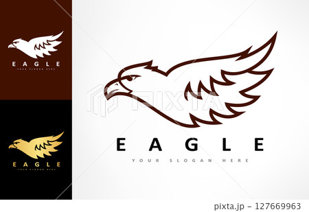 Eagle head logo bird vector. Animal design 127669963