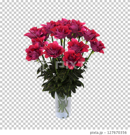 decorative flowers and plants for the interior, isolated on transparent background, 3D illustration, cg render decorative flowers and plants for the interior, isolated on transparent background, 3D illustration, cg render 127670356