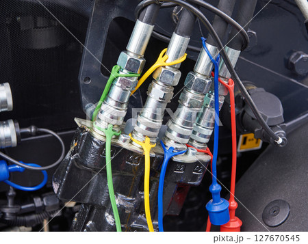 Hoses of hydraulic machine 127670545