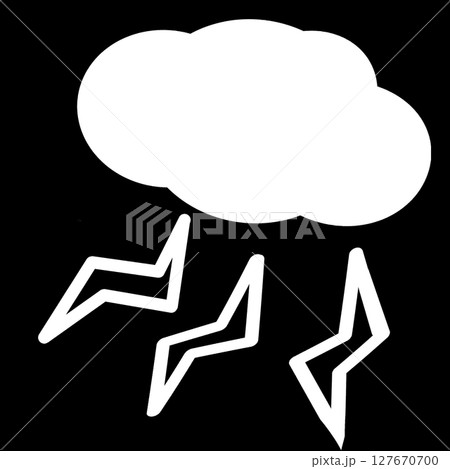 かみなりアイコン かみなりアイコン 127670700
