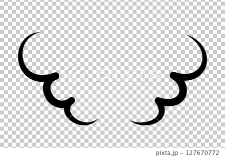 ゆらゆらと揺れる湯気・蒸気のイラスト。暖かい料理の熱や匂い、香りの漫画エフェクトアイコン。 ゆらゆらと揺れる湯気・蒸気のイラスト。暖かい料理の熱や匂い、香りの漫画エフェクトアイコン。 127670772