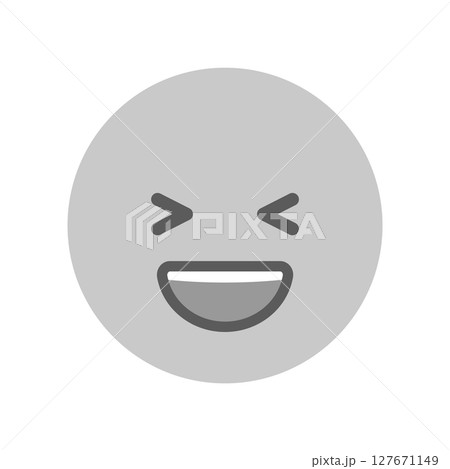 口を開けて笑っている顔の絵文字|爆笑や大笑いや大ウケ、嬉しい、ポジティブな感情のアイコン・イラスト 口を開けて笑っている顔の絵文字|爆笑や大笑いや大ウケ、嬉しい、ポジティブな感情のアイコン・イラスト 127671149