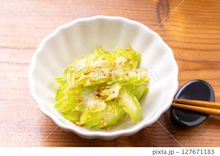 セロリの甘酢和え セロリの甘酢和え 127671183