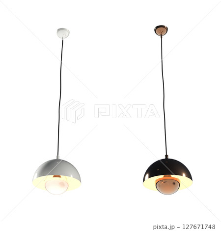 chandelier on the ceiling isolated on transparent background, hanging lamp, pendant light, 3D illustration, cg render chandelier on the ceiling isolated on transparent background, hanging lamp, pendant light, 3D illustration, cg render 127671748