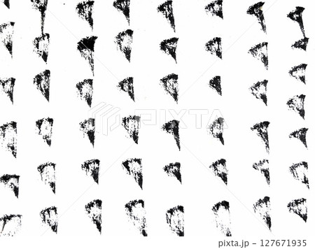 筆跡のある模様、筆で描いた模様、墨と筆で描いた掠れた点 127671935
