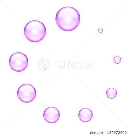 Circular loading spinner icon in purple, representing process, buffering, or loading status in applications, 3d rendering Circular loading spinner icon in purple, representing process, buffering, or loading status in applications, 3d rendering 127672466