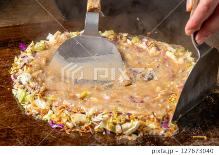 もんじゃ焼き もんじゃ焼き 127673040