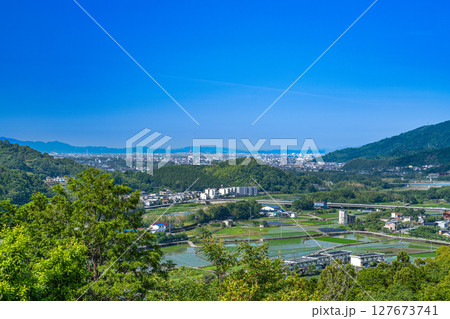 【続日本100名城】一宮城 明神丸から見た初夏の徳島平野1 徳島県徳島市 【続日本100名城】一宮城 明神丸から見た初夏の徳島平野1 徳島県徳島市 127673741