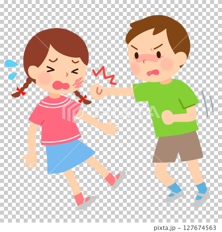 孩子說話前先動手，打架，情緒控制 127674563