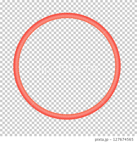 Red string ring illustration 127674565