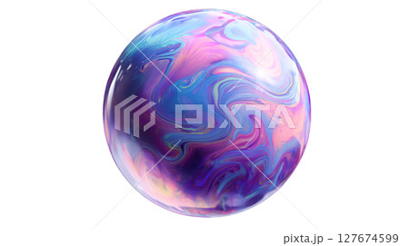 glass liquid orb with iridescent holographic glow, floating glass liquid orb with iridescent holographic glow, floating 127674599