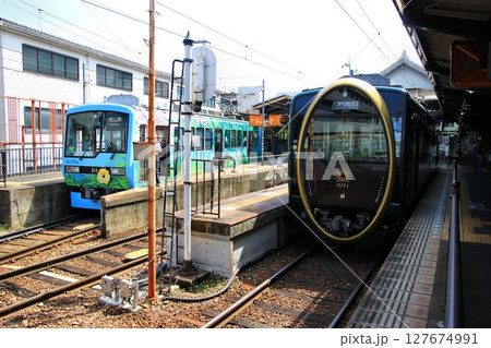 『鞍馬・貴船』『比叡山』への鉄路… 【叡山電鉄】出町柳駅 127674991