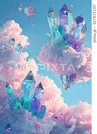 Floating Harmony of Shards and Mist 127675207