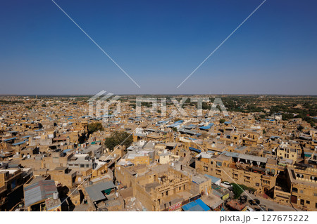 ジャイサルメールの街並み ジャイサルメールの街並み 127675222