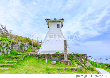 初夏の旧福浦灯台　石川県羽咋郡 127675499