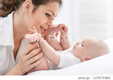 Mother and baby 127675960