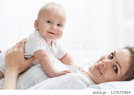 Mother and baby 127675964