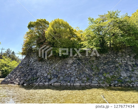 石垣のある風景 石垣のある風景 127677434