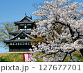 高田城三重櫓・桜 127677701