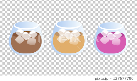 冷たい飲み物のイラスト 冷たい飲み物のイラスト 127677790