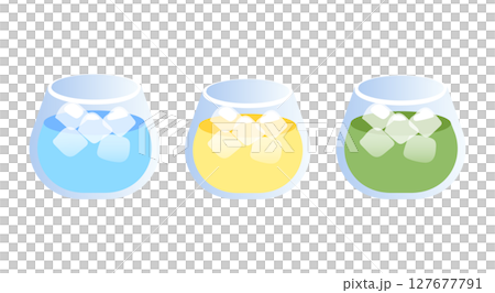冷たい飲み物のイラスト 127677791