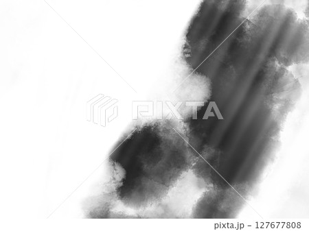 抽象的　水墨画　背景素材 127677808
