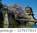 高島城天守閣・桜 127677833