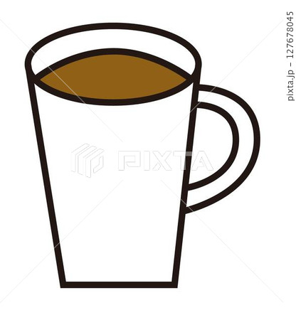 メニュー表やチラシ向けのホットドリンク 127678045