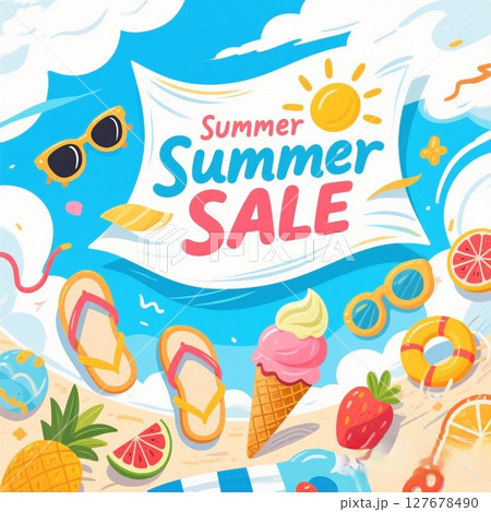 夏のサマーセール 127678490
