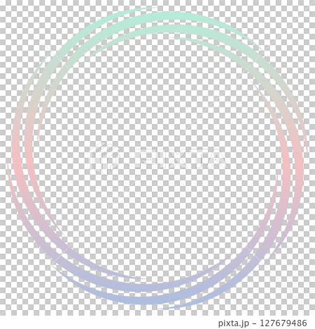 Round frame colorful 127679486
