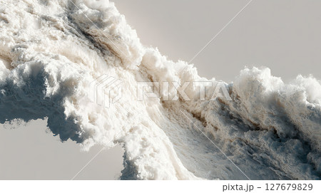 放流の背景素材 127679829