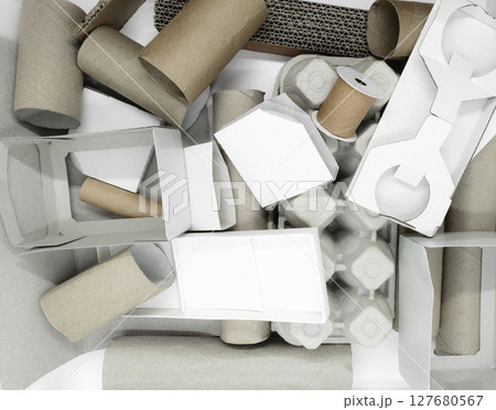 Background surface of various shapes and types cardboard Background surface of various shapes and types cardboard 127680567