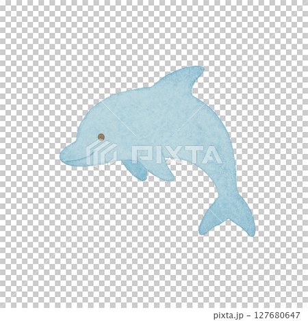 Pastel colored dolphin 127680647