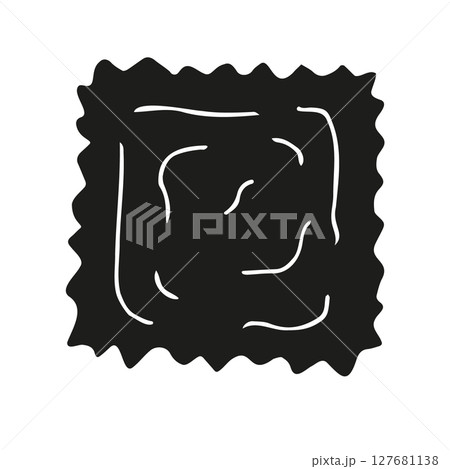 Vector hand drawn sketch doodle ravioli 127681138