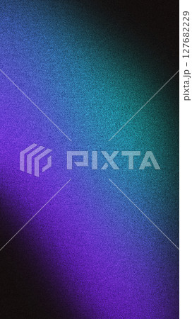 Abstract gradient background with vibrant purple and teal noise textures 127682229
