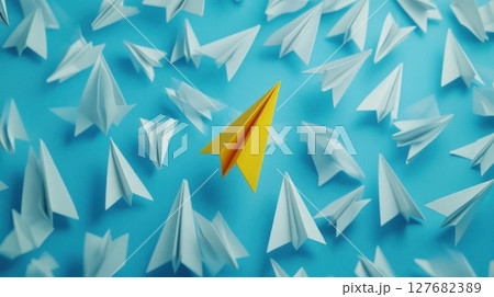 Take Off with Bold Vision, Stand Out in Business Competition and Leadership 127682389