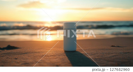 Enjoy Beverage at Sunset Beach with Good Times 127682960