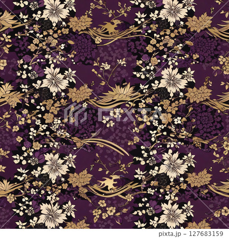 美しい花のパターン 127683159