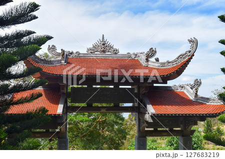 Entrance to Ta Cu Mountain 127683219