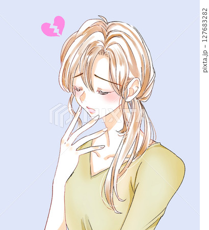 失恋した女性 失恋した女性 127683282