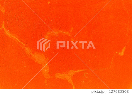 Concrete gypsum cement wall with spots, marks, cracks, close-up. 127683508