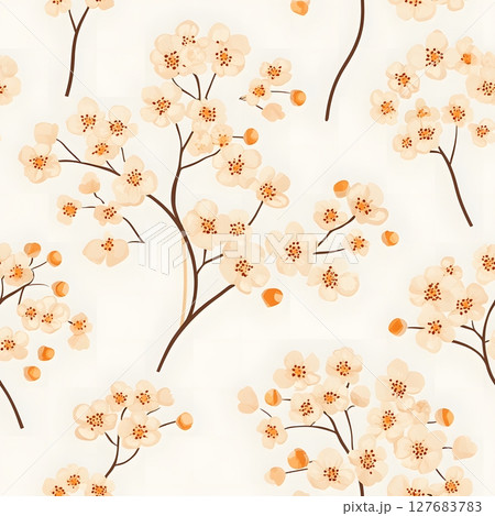 seamless floral pattern  127683783