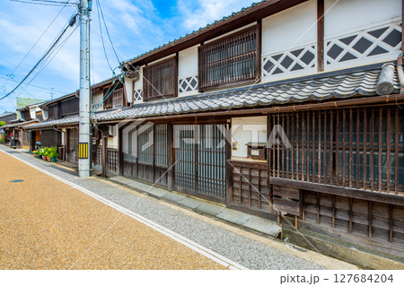 岡山県 津山市 城東地区の町並み 岡山県 津山市 城東地区の町並み 127684204