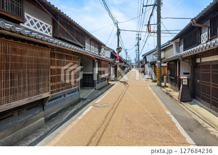 岡山県 津山市 城東地区の町並み 岡山県 津山市 城東地区の町並み 127684236